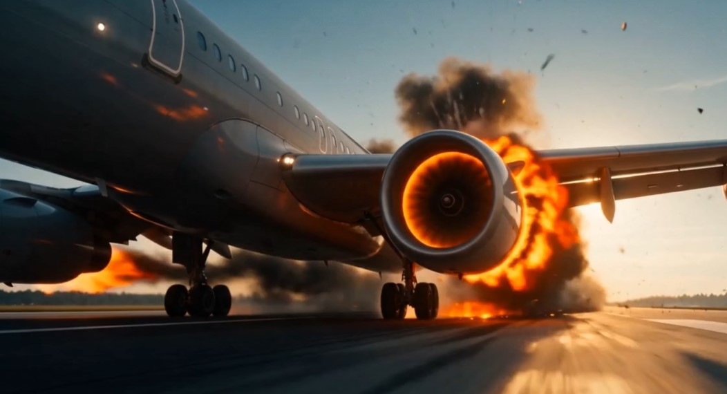 video engine on fire